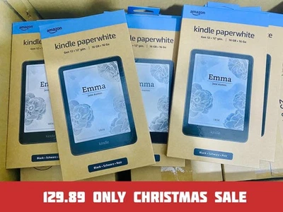 Amazon Kindle Paperwhite 7' 16GB 12th Gen Newest Version With Ads Black - Image 1 of 4