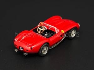 GFCC 1:64 Escala Rojo 1957 250TR Testa Rossa Carreras Deportes Diecast Metal Coche Modelo - Imagen 1 de 18
