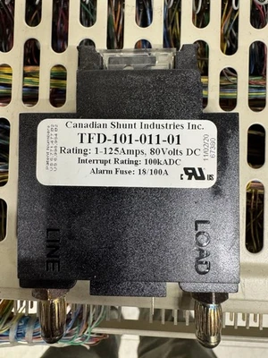 EMERSON CANADIAN SHUNT - TFD-101-011-01 TELECOM FUSED DISCONNECT; TLS TPS FUSE VERTIV