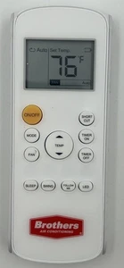 Mando a distancia para aire acondicionado Brothers RG57H4(B)/BGEFU1 OEM genuino blanco - Imagen 1 de 6