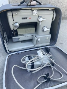 Vintage PFAFF 360 Automatic Nähmaschine mit Tragetasche & Schlüssel - Bild 1 von 12