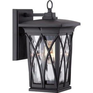 Quoizel GVR8406K OPEN BOX Grover Outdoor Wall Light Mystic Black - Picture 1 of 6