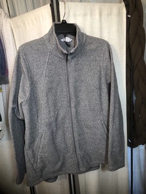 Chaqueta Athleta Stroll Polar Cremallera Completa, Gris Tweed TALLA 1X Athleisure Stretch Foto 1 de 4