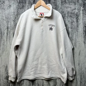 Vintage Disneyland Mickey Mouse  Sweater Zip Sweatshirt L - XL Made USA 90s - Picture 1 of 7