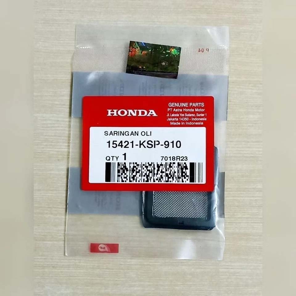 Filtro de aceite pantalla Honda CRF150F 2006-2025 15421-KSP-910 genuino Foto 1 de 2