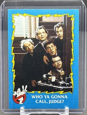1989 Topps Ghostbusters II Columbia Pictures #30 ¿A quién vas a llamar, juez? Foto 1 de 2