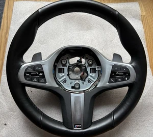 BMW 3er G20 G21 GXX M Sport Leder Lenkrad mit Schaltwippen und ACC Pro - Bild 1 von 9