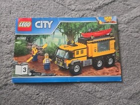Lego City Jungle Mobile Lab (set 60160) manual Only 
