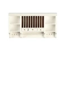 Dollhouse Kitchen Upper Cabinet in White from the Platinum Collection - Picture 1 of 2