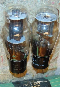 RARE NOS NATIONAL TUBES 6L6G KT66 350B DOUBLE DD GETTER SUNSHINE MICA & TYPE 47 - Picture 1 of 5