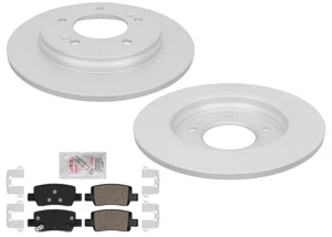 For KIA Soul 2023-2024 Naturally Aspirated Rear Coated Disc Brake Rotors & Pads - Bild 1 von 13