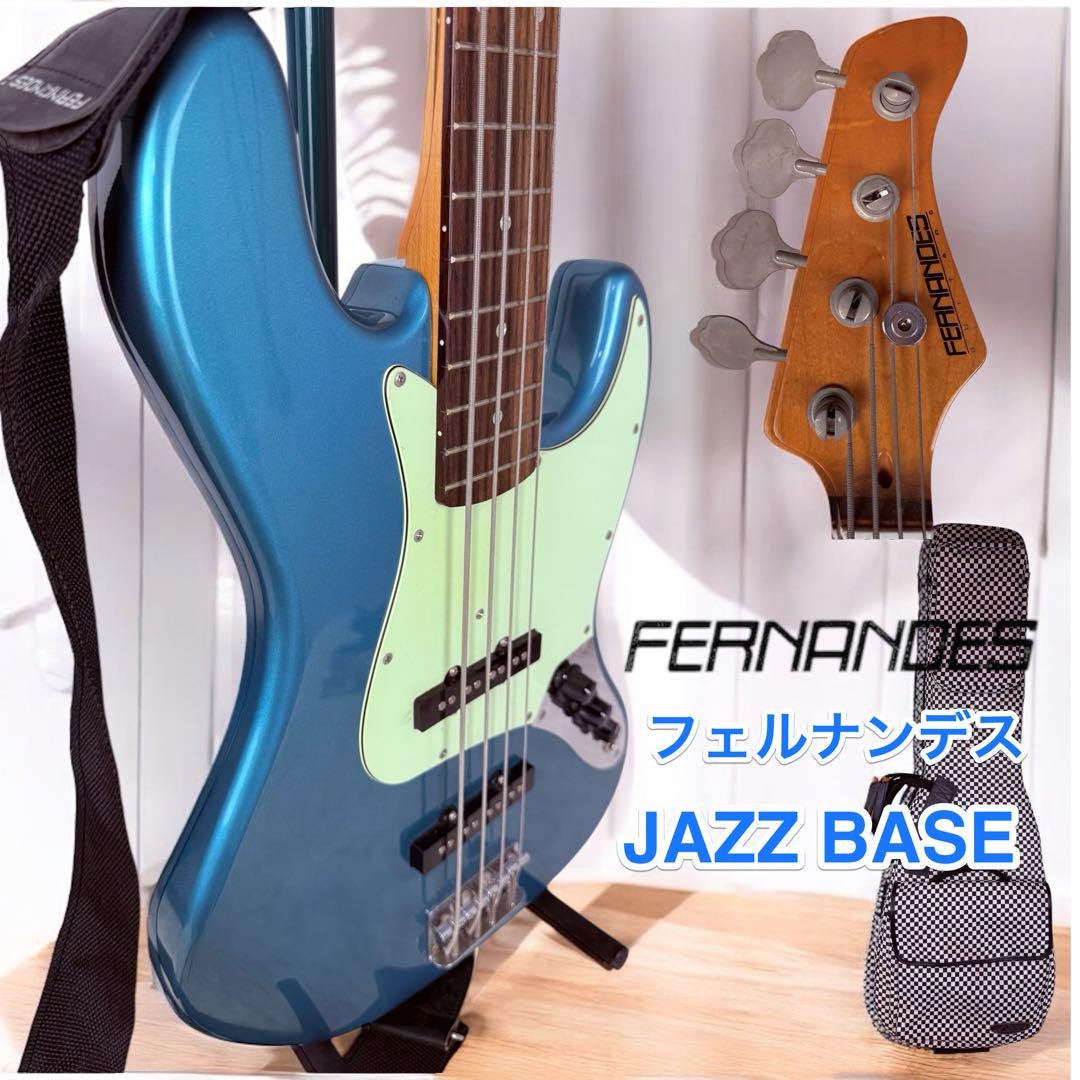 美品　ピンク ベースギター　FERNANDES GUITARS PJB-45 Electric Bass Guitar FERNANDES PJB-45 Jazz Pink 4 String 21