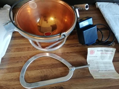 POLENTIERA IN RAME 5 LITRI NUOVA FONDO NEGOZIO  - Immagine 1 di 4