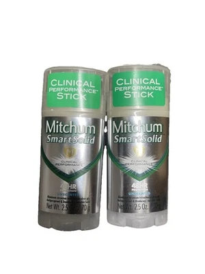2 MITCHUM Desodorante Sólido Inteligente SIN PERFUME Rendimiento Clínico Antitranspirante Foto 1 de 4