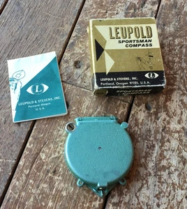 VINTAGE LEUPOLD SPORTSMAN COMPASS IN THE BOX - Picture 1 of 2