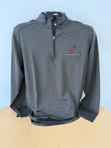 C8 Corvette Quarter Zip Pullover Cutter & Buck - Picture 1 of 4
