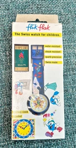RARE! Vintage 1996 Atlanta Olympic Izzy Mascot Watch Flik Flak Swiss Made - Picture 1 of 5