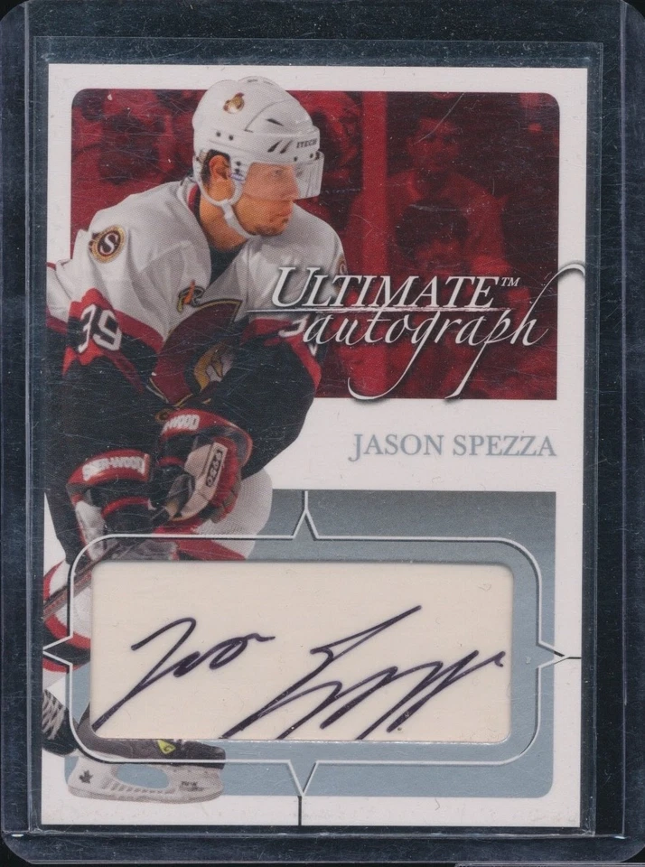 2003-04 In The Game Ultimate Autograph #31 Jason Spezza 93/135 CUT AUTO - Image 1 of 4