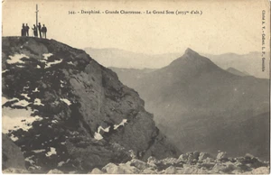 La Grande Chartreuse 38 Le Grand Som (2033 m) CPA animée non circulée 1900-1910 - Picture 1 of 2