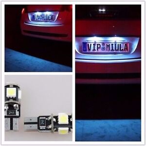 For 2014 Honda ACCORD 5-SMD LED License Plate Tag Light lamp Xenon White 9th Gen