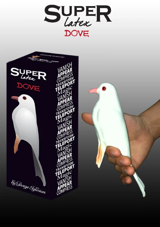 Taube aus Latex - Super Latex Dove von George Iglesias - Twister Magic - Bild 1 von 1