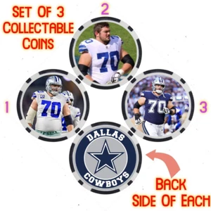 ZACK MARTIN - LEGENDARY COWBOYS FOOTBALL PLAYER - COLLECTABLE COIN SET - Picture 1 of 2