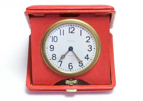 Tiffany & Co. Vintage / Antique 8 Day Travel Clock Case Cover