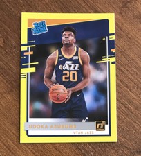 Udoka Azubuike 2020-21 Donruss Rated Rookie Yellow #214 Utah Jazz RC
