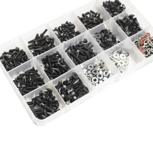 500PCS Metal Screw Box Repair Kit 1:10 Crawler Car For HSP Traxxas TRX4 SCX10 - Picture 1 of 5