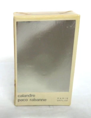 Vintage Paco Rabanne Calandre Parfum 1/4 FL OZ Selado - Imagem 1 de 4