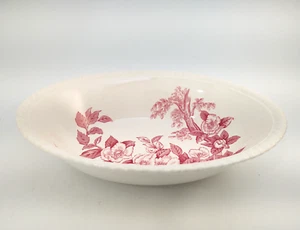 Johnson Brothers Appleblossom Pink 9" Oval Vegetable Serving Bowl - Picture 1 of 10