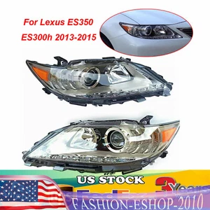 For 2013 2014 2015 Lexus ES350 ES300h Xenon HID Left & Right Headlights Headlamp - Picture 1 of 16
