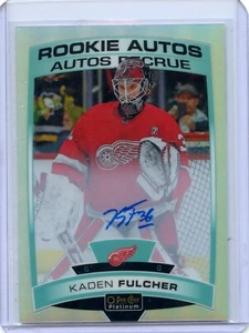 2019-20 O-Pee-Chee Platinum Rookie Autographs #R-KF Kaden Fulcher D - Picture 1 of 2