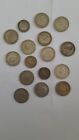 Silver Six Pence And 3 Pence From 1922 To 1946 16 Coins In Total