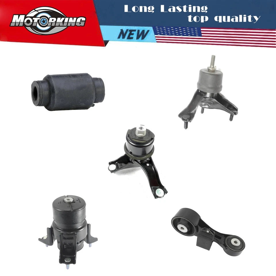 Soportes de motor y transmisión de alta calidad 5 piezas para Toyota Venza 2009-2016 2,7 L Foto 1 de 4