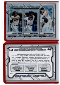 2021 Bowman Chrome Talent Pipeline #TBR Wander Franco Brujan Honeywell Rays - Bild 1 von 1