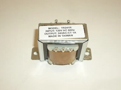 PHILMORE TR241R 120VAC TO 24VAC CENTER TAP CT 12V-0-12V 1A POWER TRANSFORMER  - Image 1 of 2
