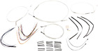 Magnum Control Clutch Brake Cable Kit Chrome For 12-14In Apes Hd Road King 21-22