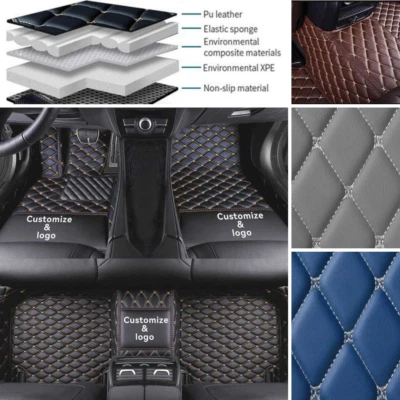 Alfombrillas impermeables para coche Kia Rondo alfombrillas delanteras traseras alfombrillas para auto forros Foto 1 de 4