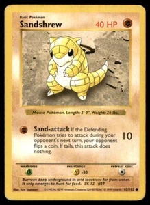 2002 Base Set Shadowless Sandshrew Basic/Common #62 - Bild 1 von 2