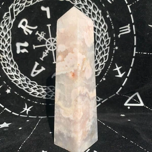 Muestra de cristal de cuarzo torre punta piedra amatista púrpura rosa druzy 320 g - Imagen 1 de 7