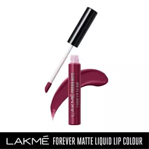 Lakme Forever Matte Liquid Lip Colour, Red Wine, 5.6 ml - Picture 1 of 6