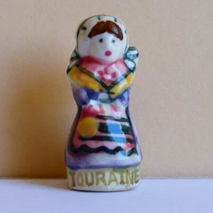 Fève Provinces Costumes de France - 1992 - Femme de Touraine - Imagen 1 de 1