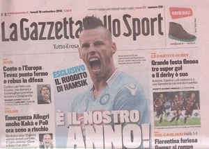 X3b - La Gazzetta dello Sport Nr. 218 - Lunedi 16 Settembre 2013 - Hamsik - Foto 1 di 1