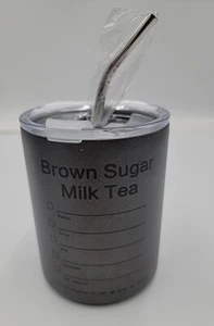 360ML Stainless Steel Tumbler Insulated with Lid and Straw Car Coffee Cup Mug - Picture 1 of 3