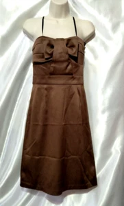 KLEID FÜR DAMEN TOPLES FARBE SCHOKOLADE MARKE BCBG PARIS GRÖSSE 4 - Bild 1 von 12