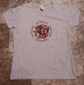 Scotland Gray Souvenir T-Shirt Size XL 21" x 28" Deadstock New DS Unworn - Picture 1 of 5