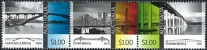 2016 Australia SG#4549/51 Australian Bridges strip of 3 mint MUH MNH - Foto 1 di 1