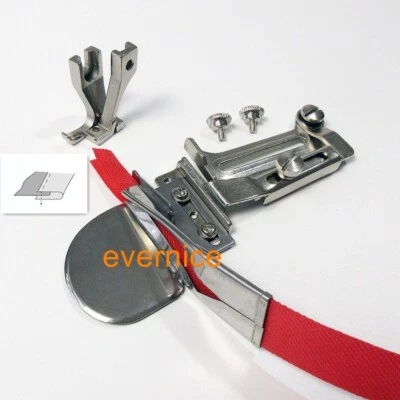 EVERNICE Einfach wegschwenkbares Binder-Set mit Bindefuß für Juki Du-141 Du-1181