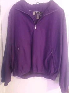 Eddie Bauer Ebtex Ladies 1/4 Zip Pullover Lightweight Golf  Jacket Lp. - Picture 1 of 3